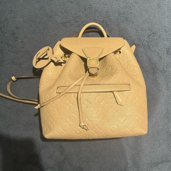 Louis Vuitton Turtledove Monogram Empreinte Montsouris Backpack - Picture 2 of 5
